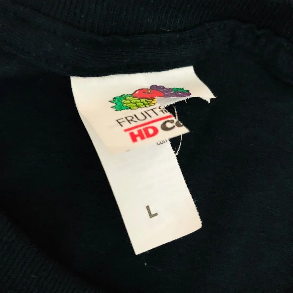 KICKIN' IT Graphic T-Shirt Black Sz L Short Sleeve - Picture 7 of 8